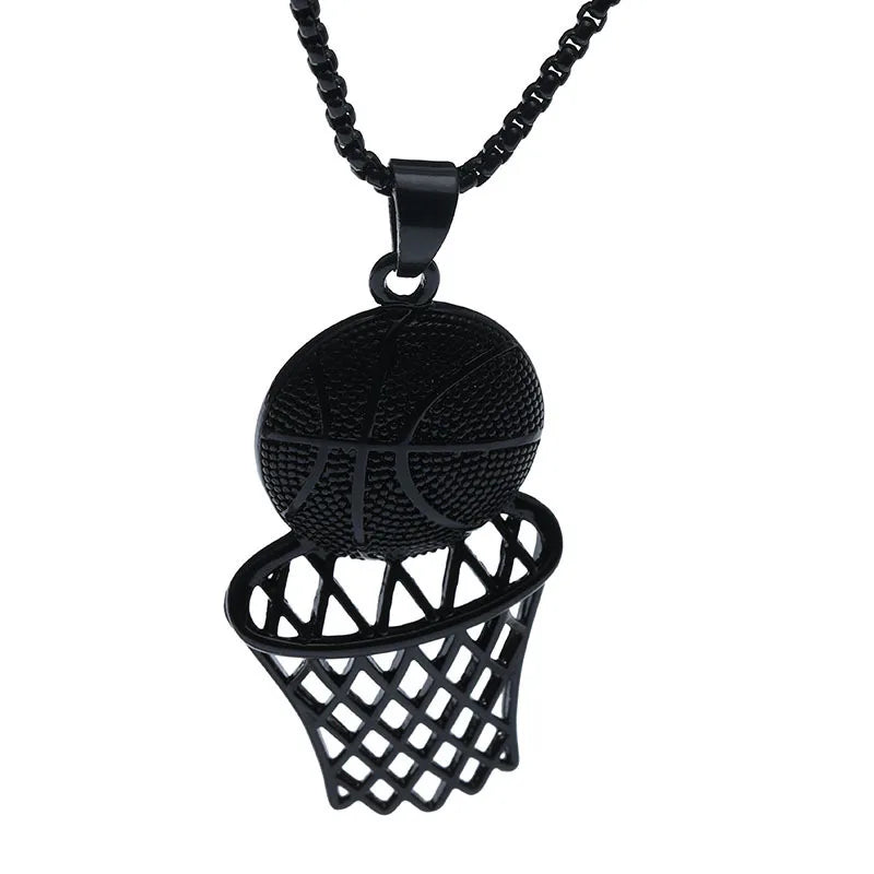 DRAVEN — Basketball Hoop Pendant Necklace – Creative  Sports Jewelry