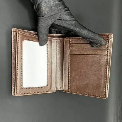 Crocodile Genuine Leather Wallet Men Short Luxury Design – Elegant Men's Accessory | Accessorio Uomo Elegante