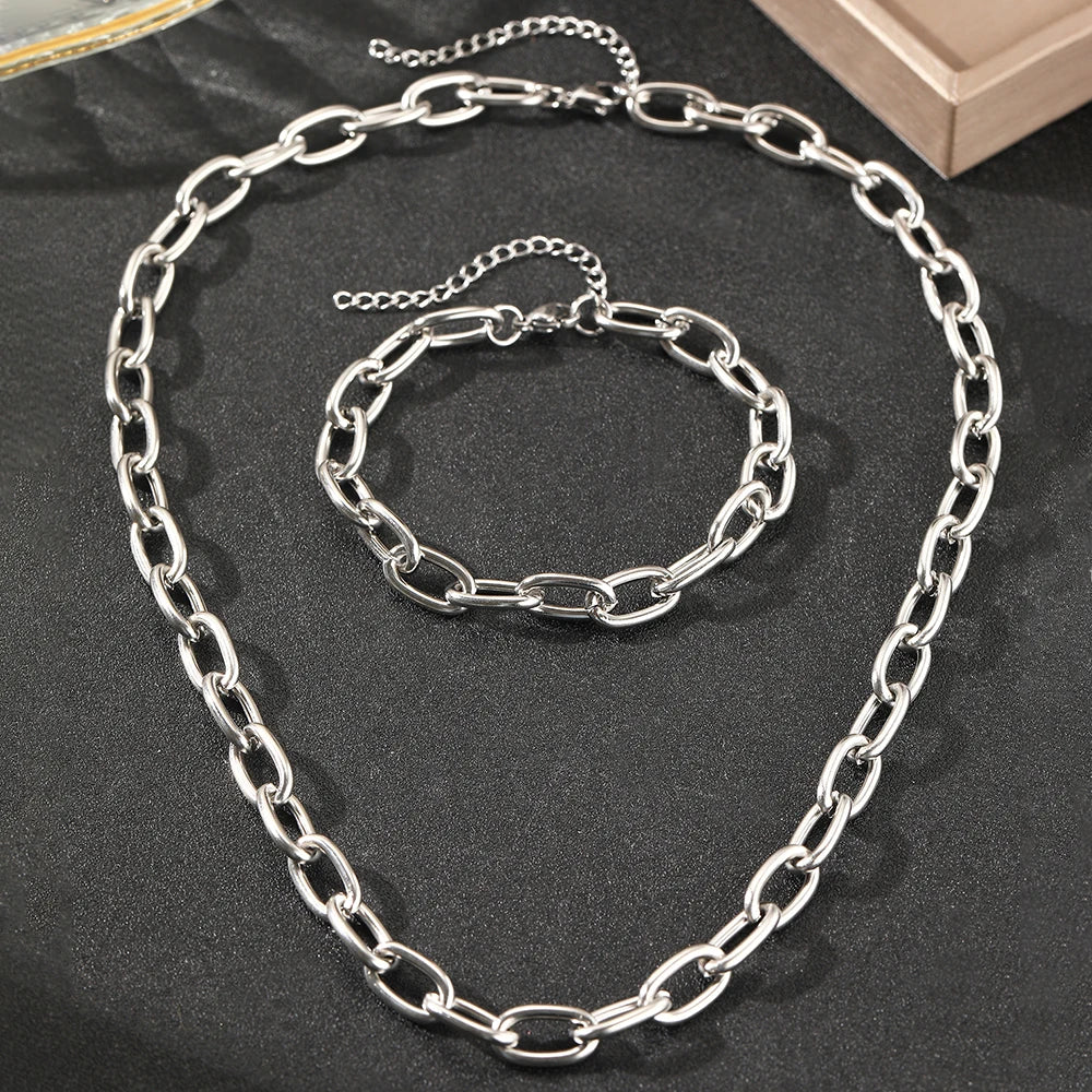 DRAVEN — Stainless Steel Minimalist Necklace – Adjustable Fine Chain Jewelry for Women