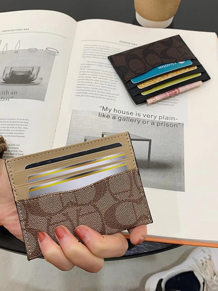 Luxury PU Leather Wallet Women Multifunction Card Holder – Elegant Men's Accessory | Accessorio Uomo Elegante