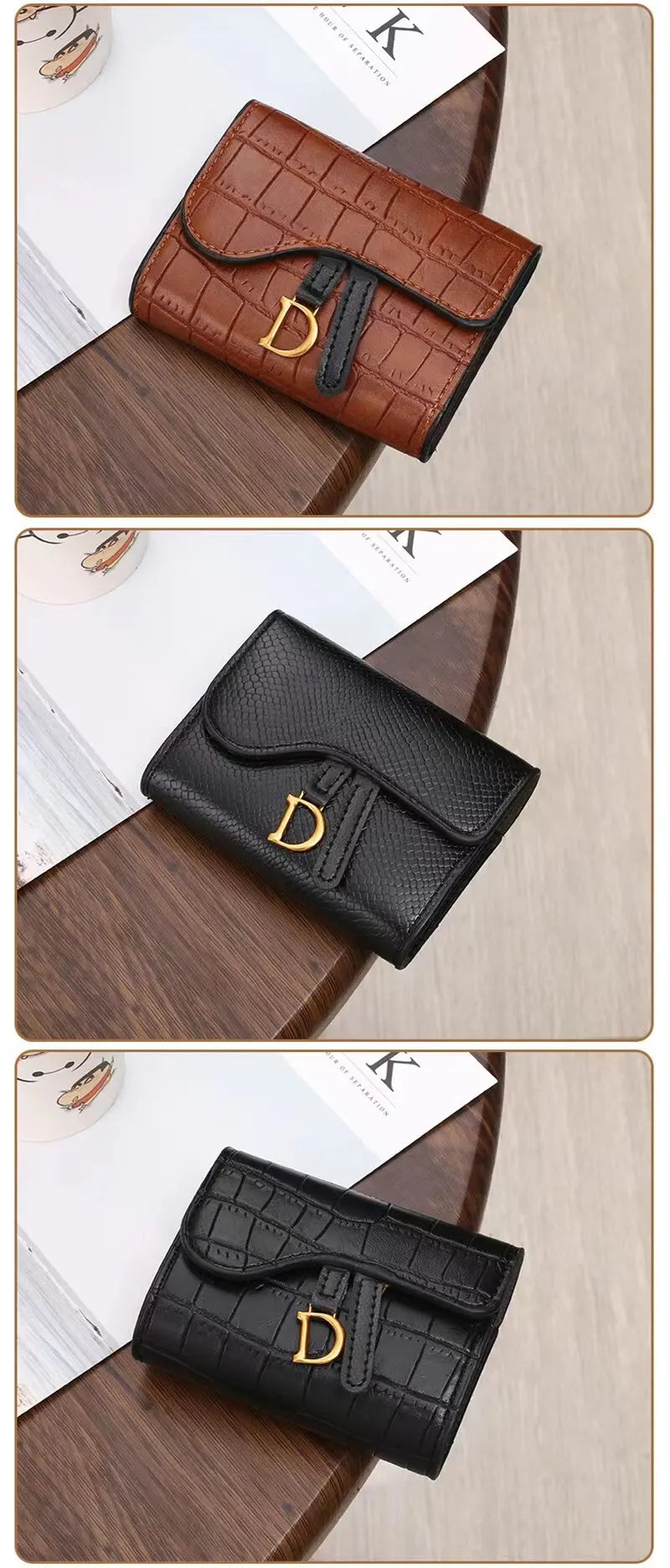 Mini PU Leather Wallet Women Luxury Card Holder – Elegant Men's Accessory | Accessorio Uomo Elegante
