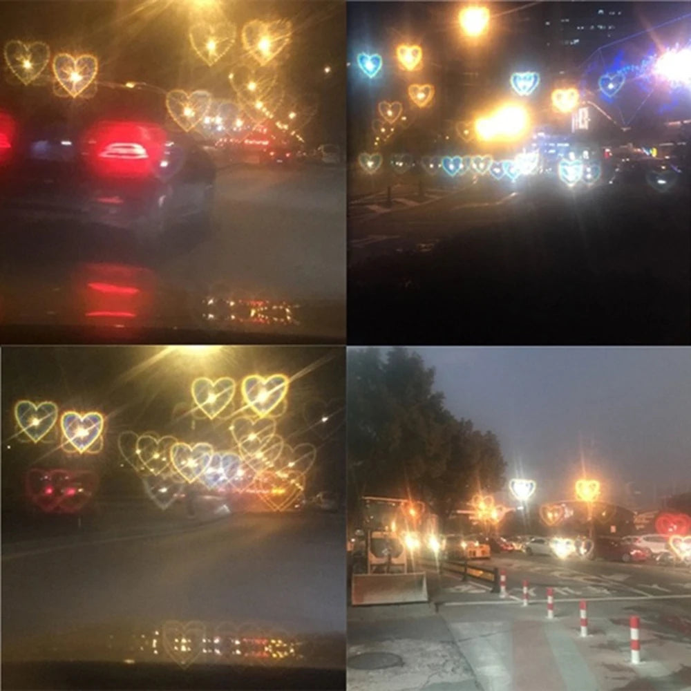 DRAVEN — Heart Diffraction Glasses – Light Effect Love Party Eyewear