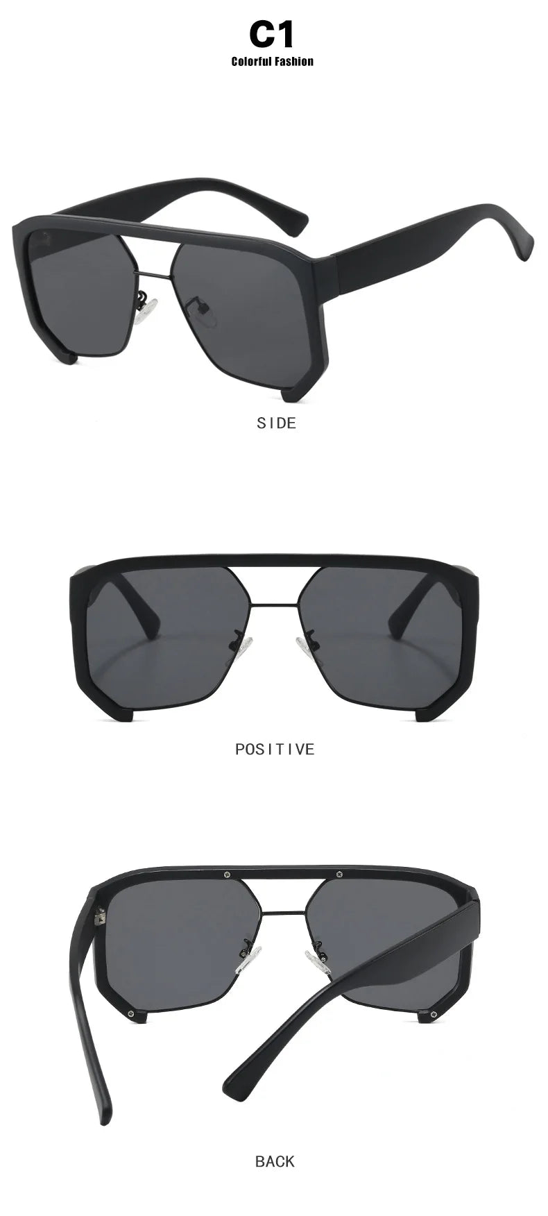 DRAVEN — Irregular Frame Sunglasses – Retro Luxury Shades