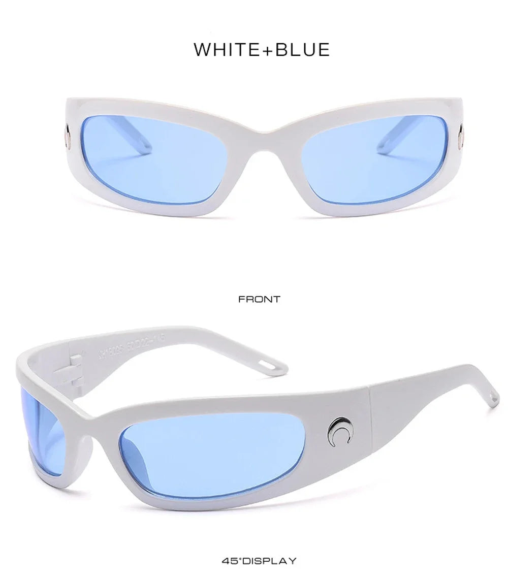 DRAVEN — Crescent Sunglasses – Futuristic  INS Style Eyewear