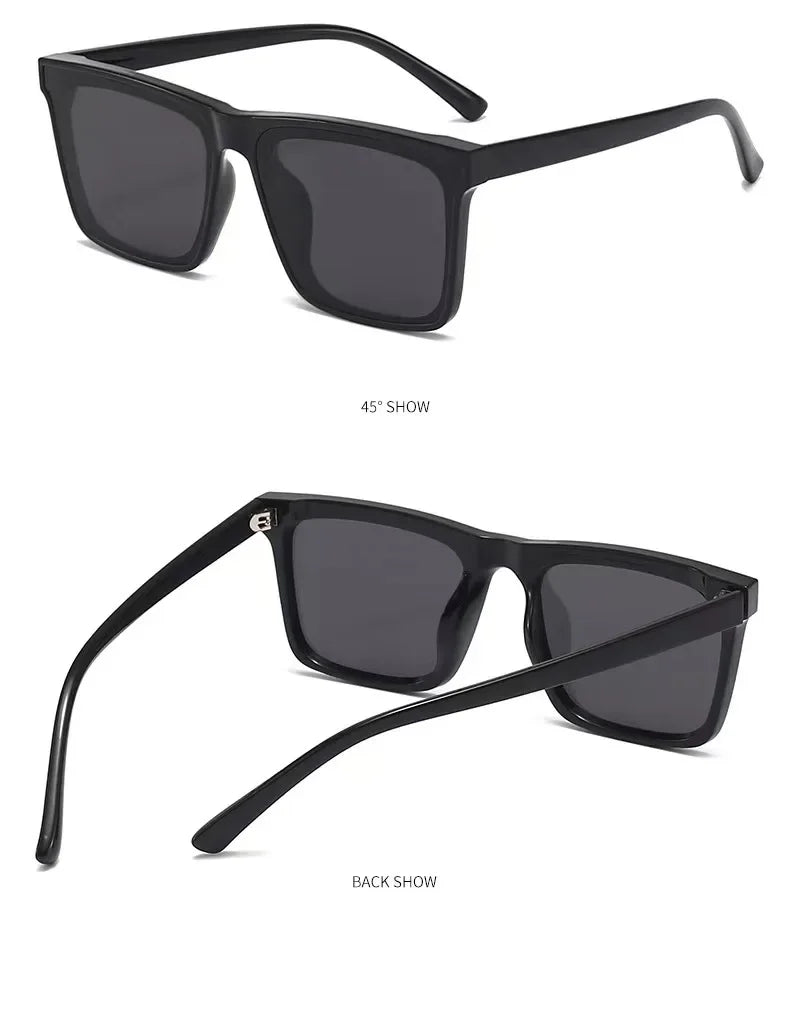 DRAVEN — Minimal Square Luxury Sunglasses – Unisex Fashion Shades