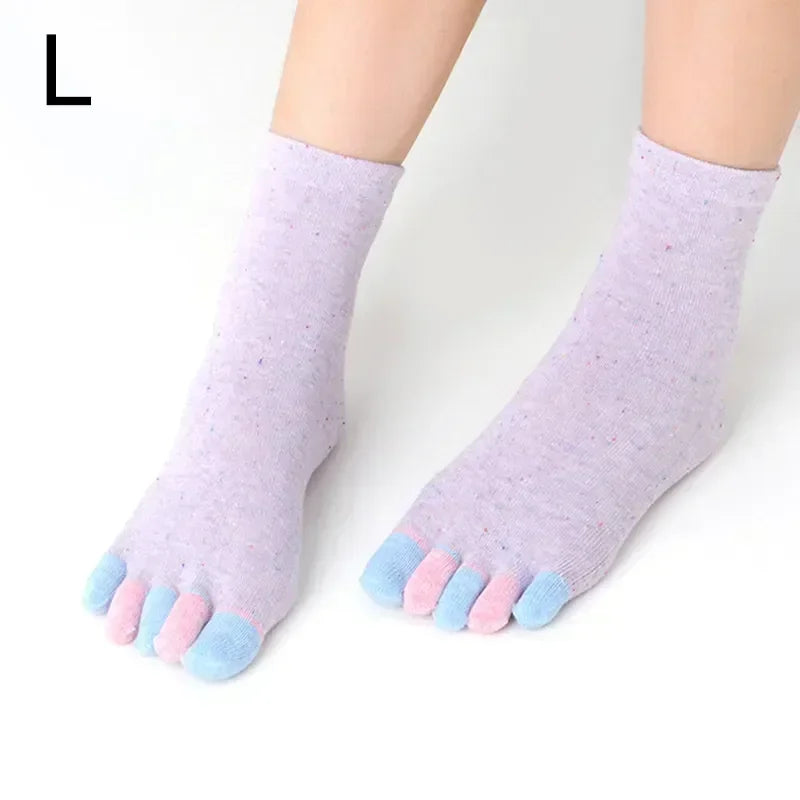DRAVEN — Five Toe Cotton Socks – Women’s Kawaii Casual Style