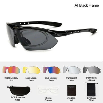 Cycling Sport Sunglasses – Road & Mountain Design – Elegant Men's Accessory | Accessorio Uomo Elegante