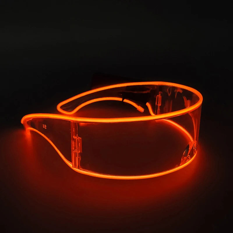 DRAVEN — Robot LED Party Sunglasses – Futuristic Nightclub Style