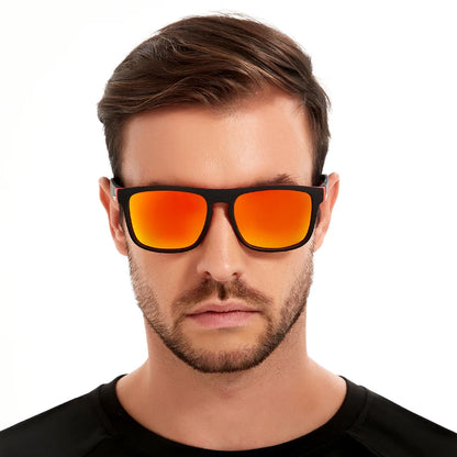 Vintage Square Sunglasses – Retro Luxury Design – Elegant Men's Accessory | Accessorio Uomo Elegante