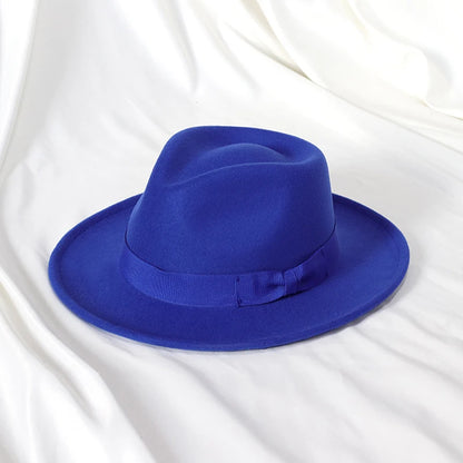 Elegant Wool Fedora – Unisex Classic Jazz Hat