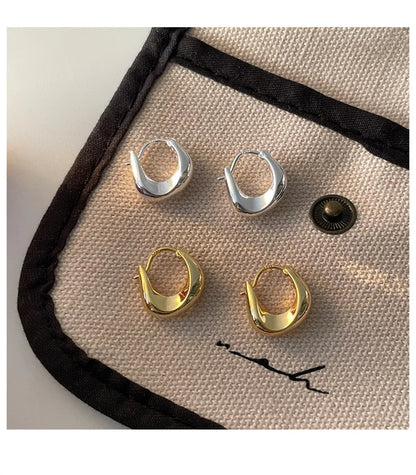 Sterling Silver Hoop Earrings – Elegant Men's Accessory | Accessorio Uomo Elegante