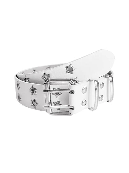 Double Hole Punk Belt Unisex Y2K Rock Style – Elegant Men's Accessory | Accessorio Uomo Elegante