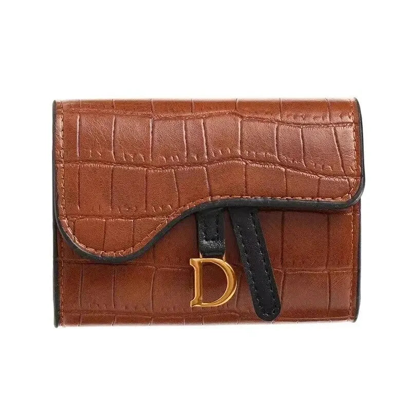 DRAVEN — Mini PU Leather Wallet Women Luxury Card Holder