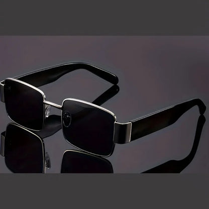 Large Frame Sunglasses – Gold & Black Accent – Elegant Men's Accessory | Accessorio Uomo Elegante