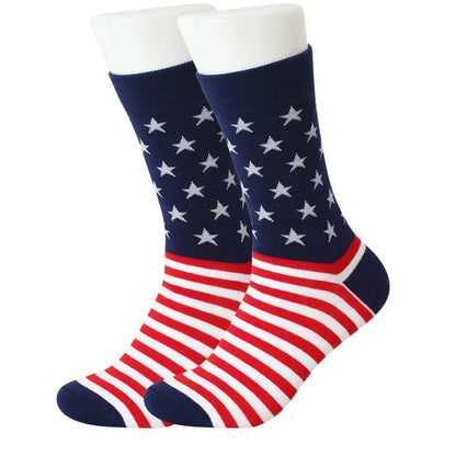 US Flag Long Socks – Unisex Street Style – Elegant Men's Accessory | Accessorio Uomo Elegante