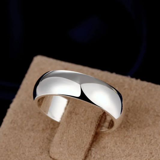 DRAVEN — Classic Sterling Silver Circle Ring — Rings collection | DRAVEN