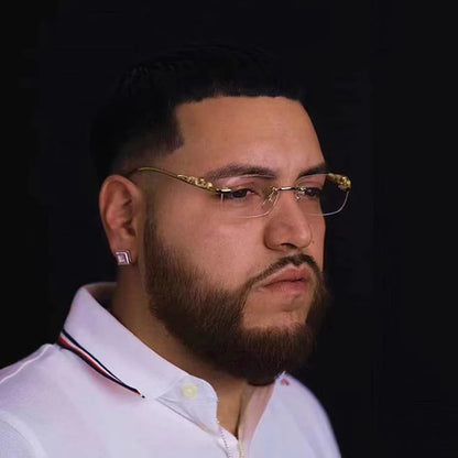 Frameless Sunglasses – Classic High-Grade Design – Elegant Men's Accessory | Accessorio Uomo Elegante