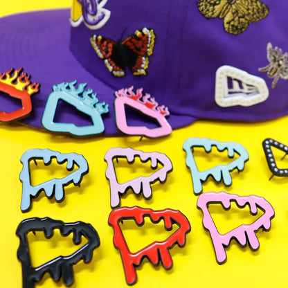 Virgin Mary Metal Pin – Retro Baseball Cap Brooch