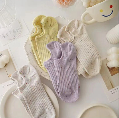 Colorful Polka Dot Socks – 6 Pairs Women’s Fun Style – Elegant Men's Accessory | Accessorio Uomo Elegante