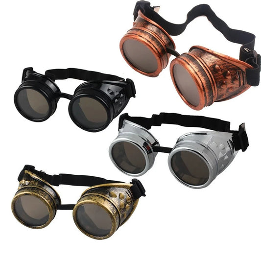 DRAVEN — Vintage Steampunk Sunglasses – Five-Color Lens Design — Sunglasses | DRAVEN