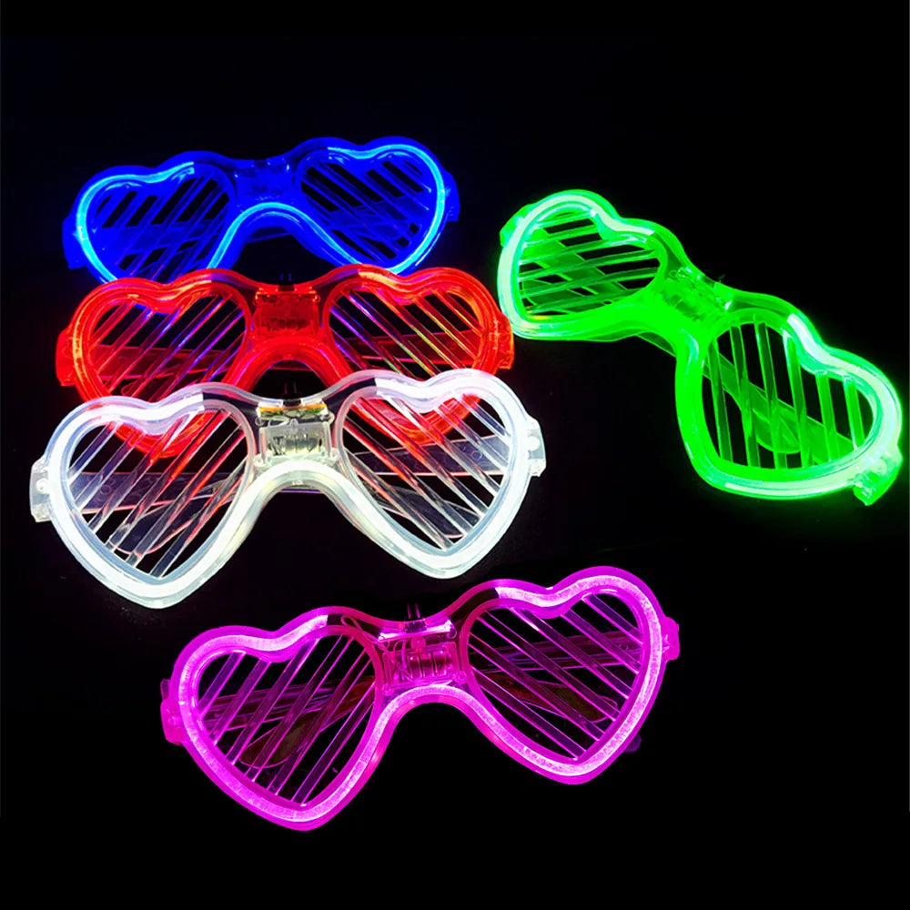 Glow Light Sunglasses – Neon Party Style – Elegant Men's Accessory | Accessorio Uomo Elegante