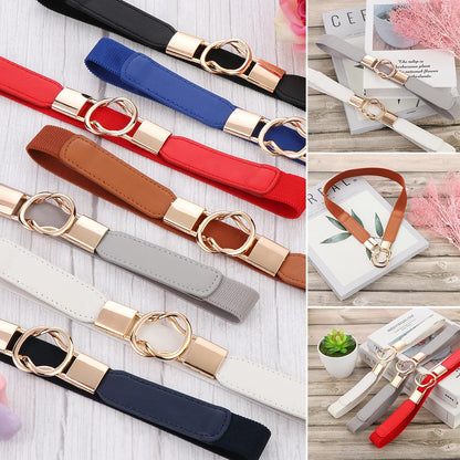 Elastic Leaf Belt Women Thin Elegant Waistban – Elegant Men's Accessory | Accessorio Uomo Elegante