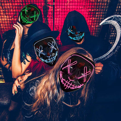 LED Mosaic Glow Sunglasses – Party Flash Style