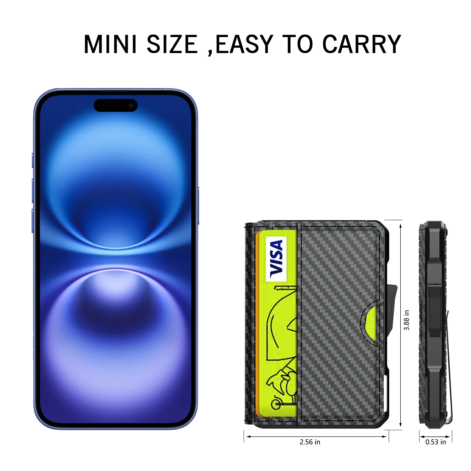 Slim Leather Wallet Men RFID Bifold Money Clip – Elegant Men's Accessory | Accessorio Uomo Elegante