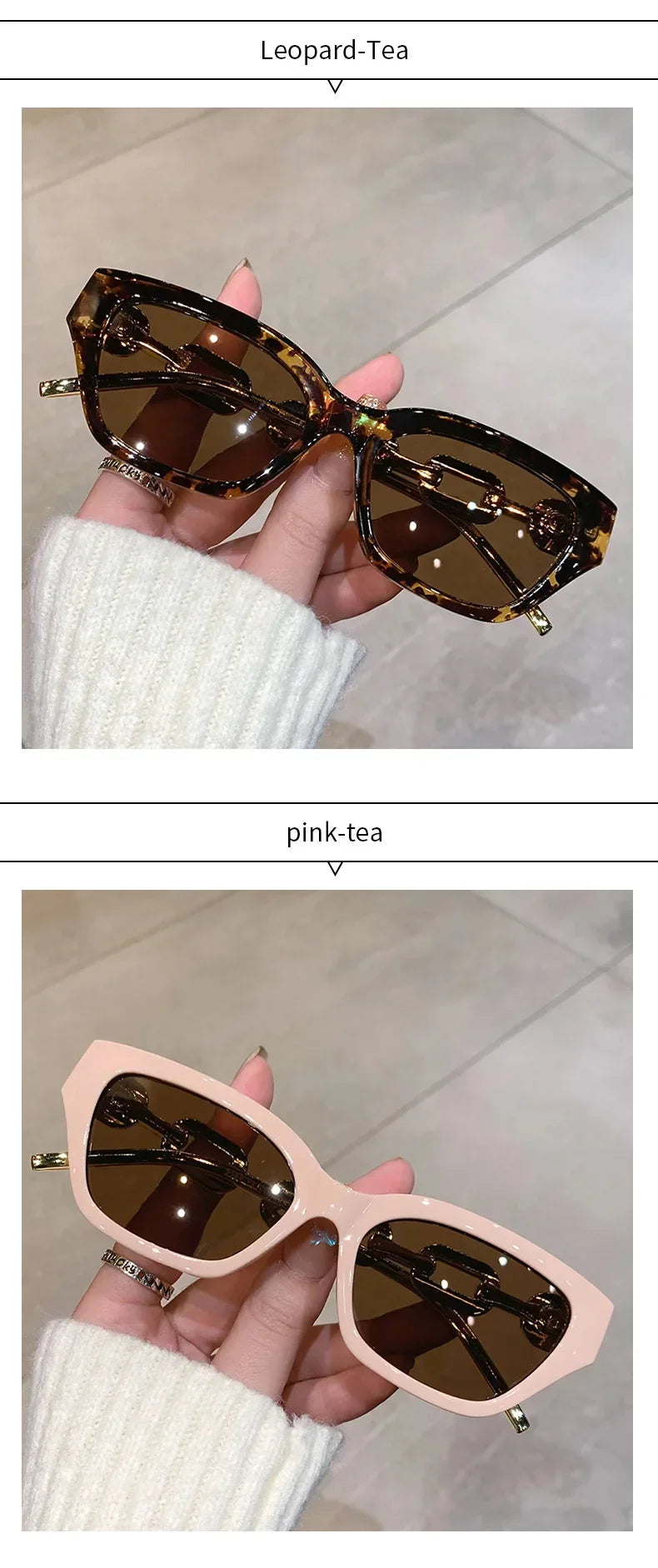 DRAVEN — Korean Cat Eye Sunglasses – Colorful Y2K Small Frame Shades