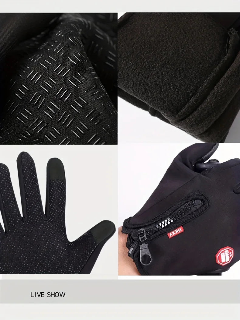DRAVEN — Touchscreen Winter Gloves – Unisex Windproof Street Style