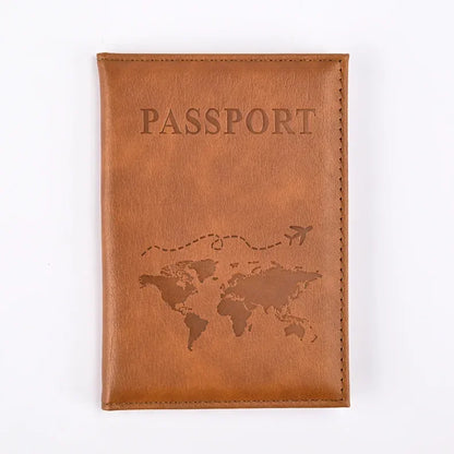 PU Leather Passport Holder Travel Wallet Unisex Design – Elegant Men's Accessory | Accessorio Uomo Elegante