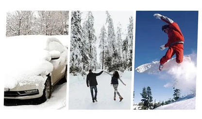 Winter Leather Gloves – Touchscreen Waterproof Design