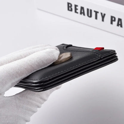 Classic Leather Bifold Wallet Men Business Short Design – Elegant Men's Accessory | Accessorio Uomo Elegante