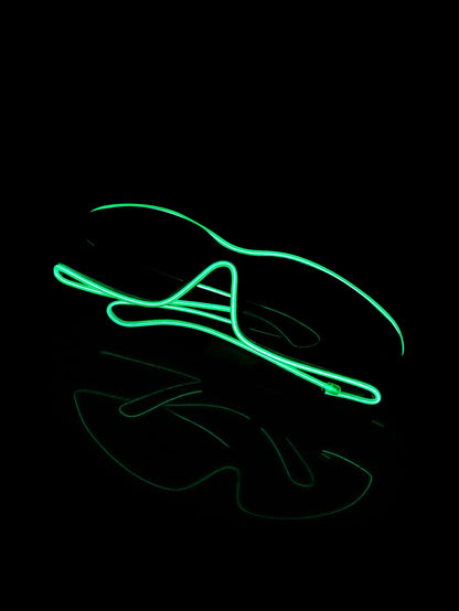 EL Luminous Disco Sunglasses – Celebrity Flash Style – Elegant Men's Accessory | Accessorio Uomo Elegante