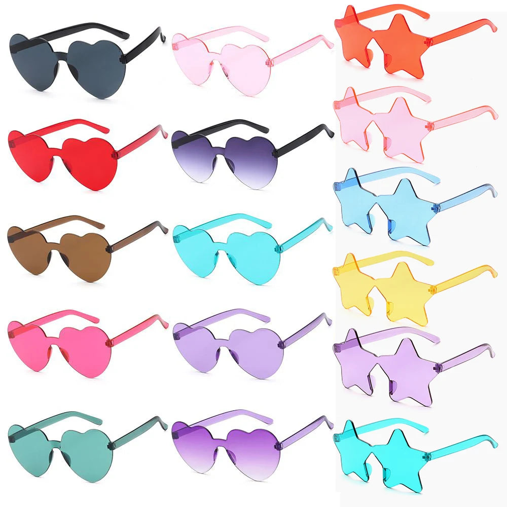 DRAVEN — Red Heart Sunglasses – Retro Designer Cat Eye UV400 Eyewear