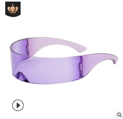 Robot LED Party Sunglasses – Futuristic Nightclub Style – Elegant Men's Accessory | Accessorio Uomo Elegante