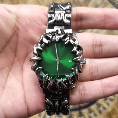 Neo Era – Men’s Y2K Retro Watch with Alabaster Claw Design – Elegant Men's Accessory | Accessorio Uomo Elegante