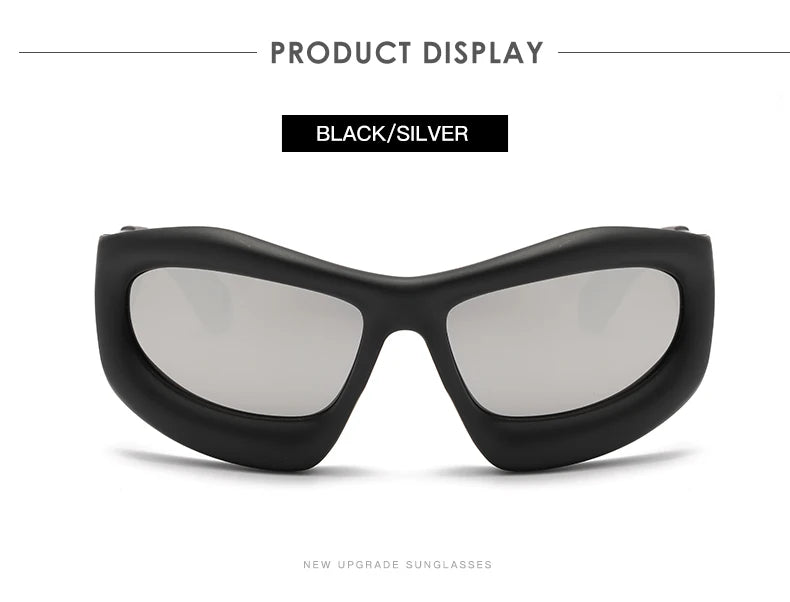 DRAVEN — Y2K Large Frame Sunglasses – Punk  Street Luxury Shades