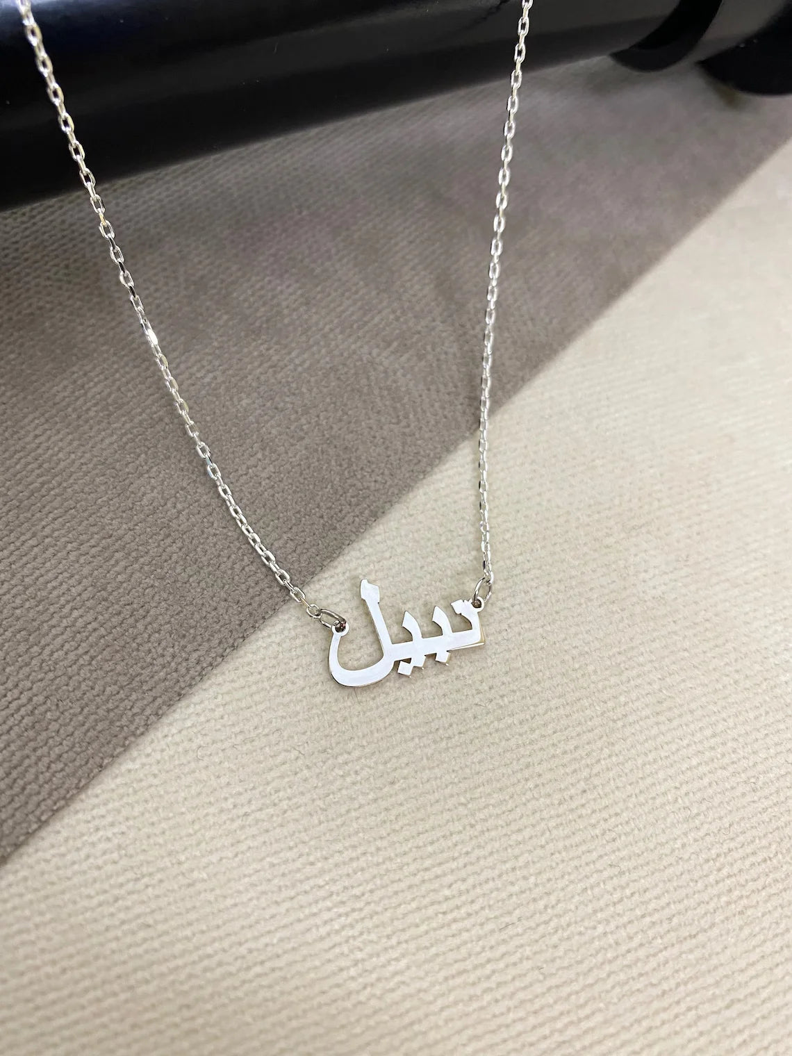 DRAVEN — Custom Arabic Name Necklace – Personalized Stainless Steel Jewelry for Men and Women