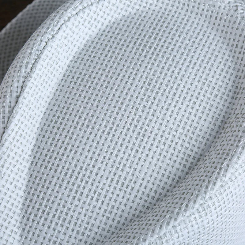 Classic White Straw Fedora Hat – 2025 Summer Trend Fashion for Men – Elegant Men's Accessory | Accessorio Uomo Elegante