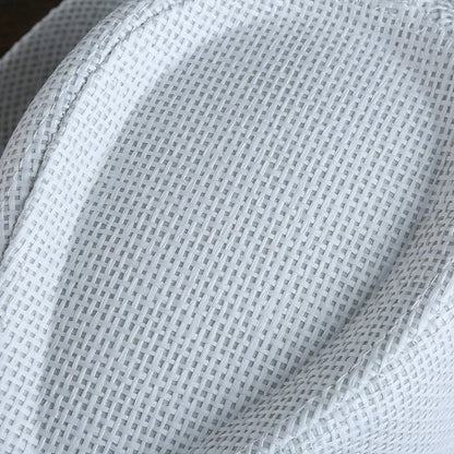 Classic White Straw Fedora Hat – 2025 Summer Trend Fashion for Men – Elegant Men's Accessory | Accessorio Uomo Elegante