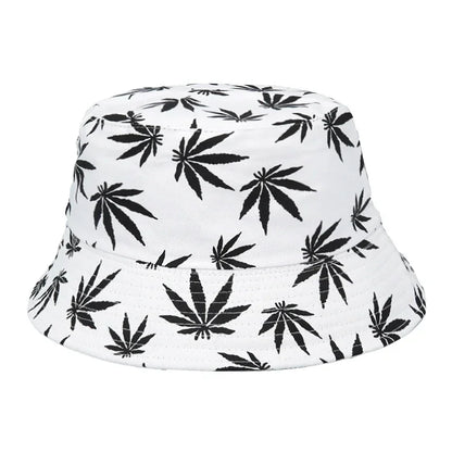Weed Print Bucket Hat – Unisex Summer Streetwear