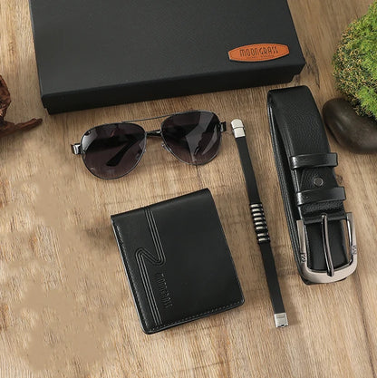 Modern Edge – Men’s Steel Strap Watch Gift Set – Elegant Men's Accessory | Accessorio Uomo Elegante