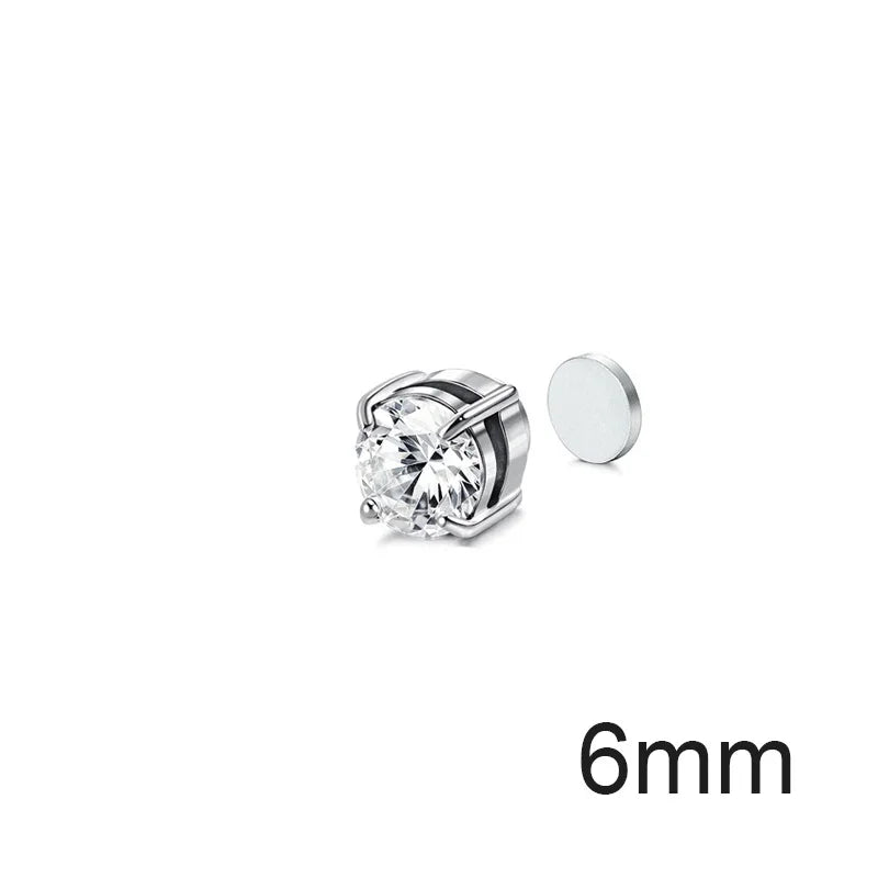 DRAVEN — Shining Zircon Magnetic Ear Studs