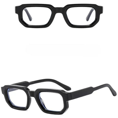 Classic Rectangle Sunglasses – Vintage Retro UV400 Eyewear – Elegant Men's Accessory | Accessorio Uomo Elegante