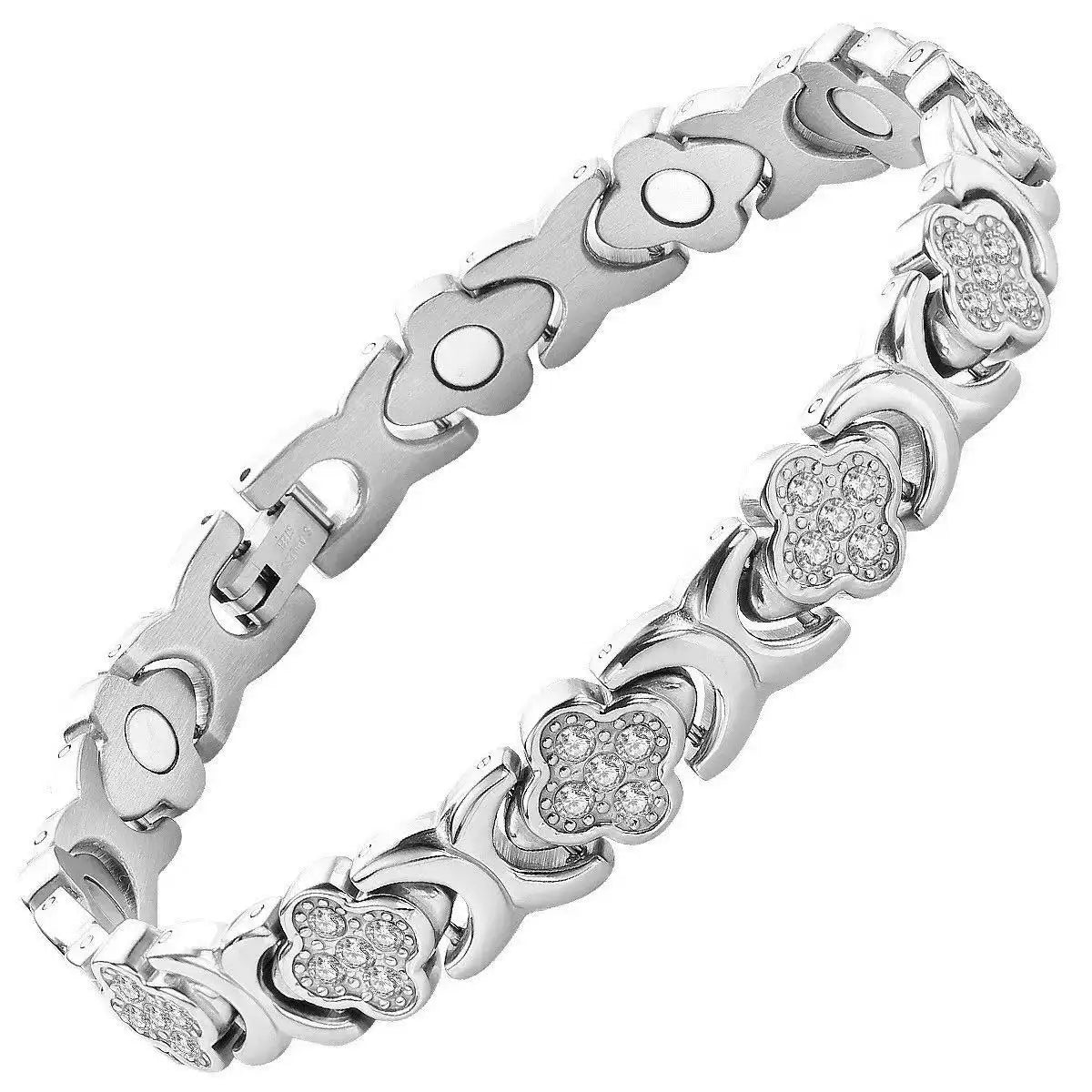 DRAVEN — Four-Leaf Clover Diamond Bracelet