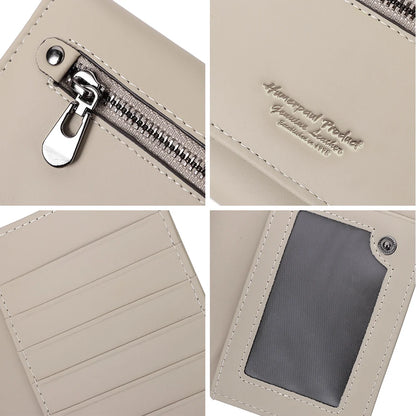 Luxury Leather Wallet Women RFID Phone Handbag Coin Purse – Elegant Men's Accessory | Accessorio Uomo Elegante