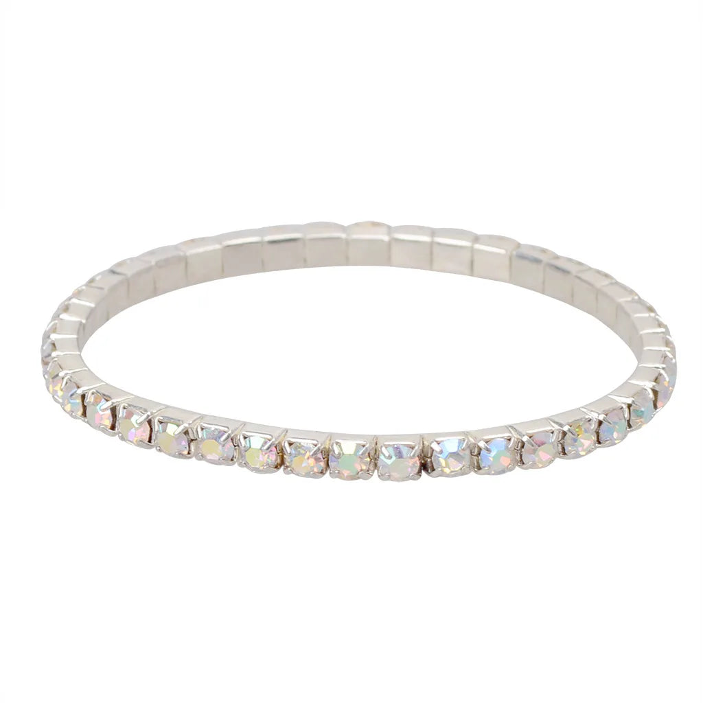 DRAVEN — Crystal Elastic Bangle Set