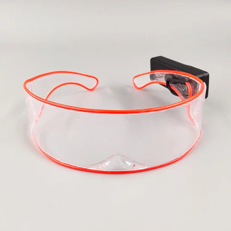DRAVEN — Robot LED Party Sunglasses – Futuristic Nightclub Style