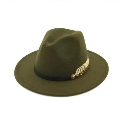 Elegant Wool Jazz Hat – Vintage British Style – Elegant Men's Accessory | Accessorio Uomo Elegante